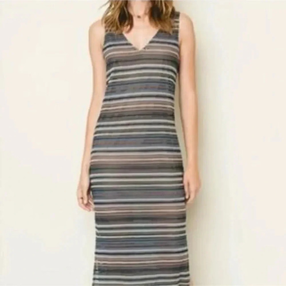 Hayden Striped Knit Maxi Dress - Medium - Picture 1 of 4